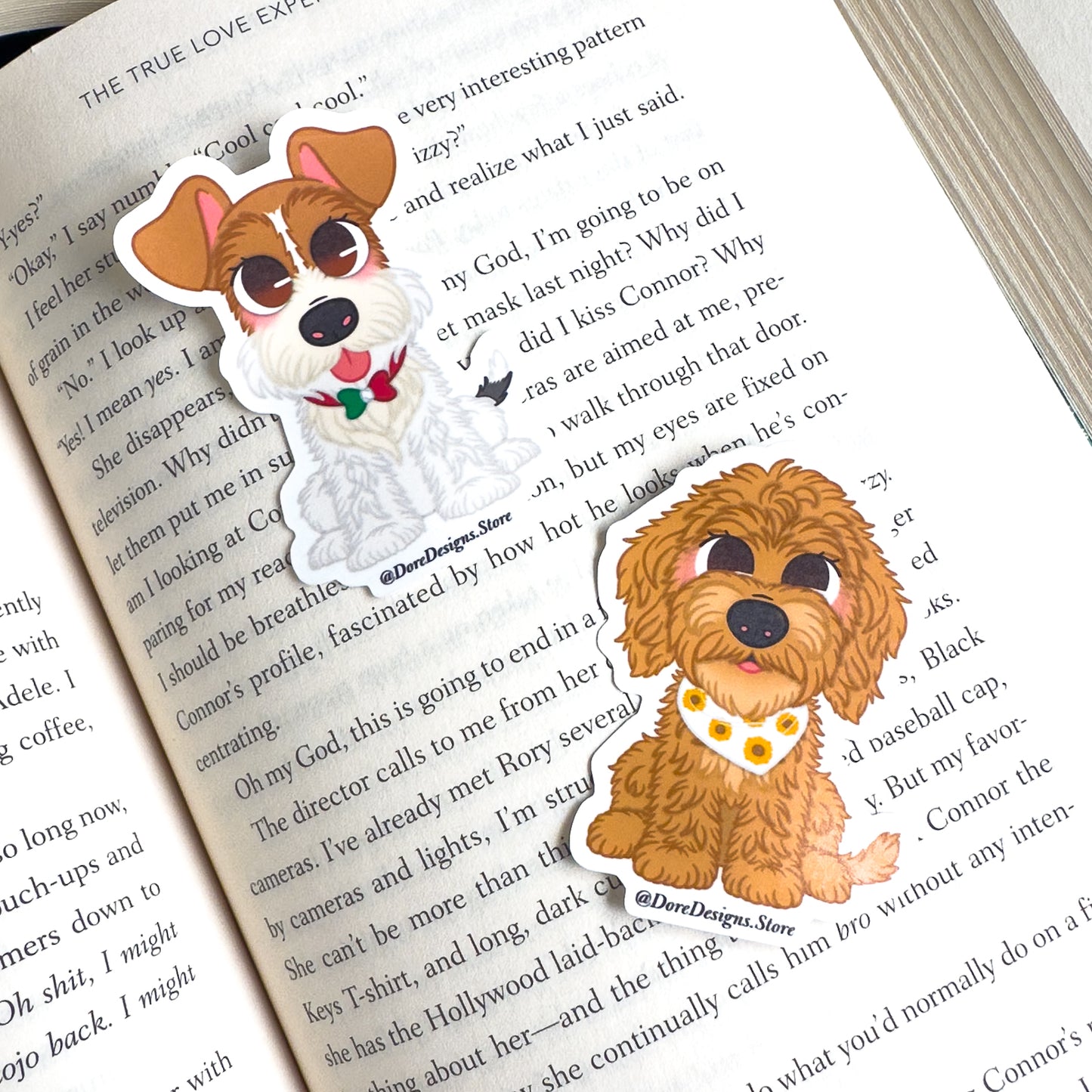 A sticker pack with adorable illustrations of cats, dogs, and paw prints, perfect for animal lovers and pet enthusiasts.